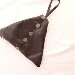 Black Triangle Purse by LF JF Designs Original